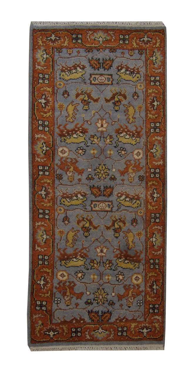 3x6 Tribal Hand-Knotted Wool rug, Rug #101-20313