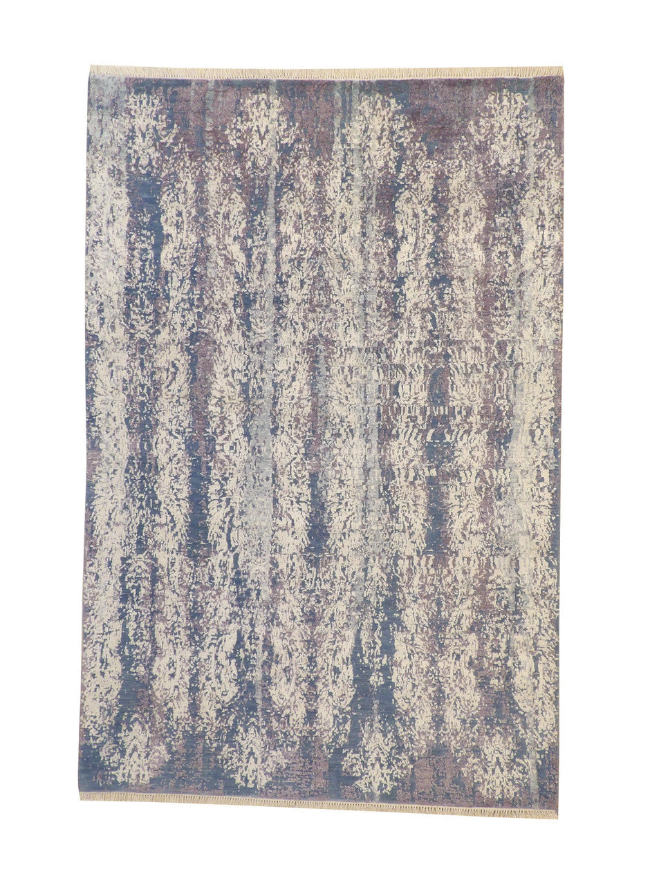 6x9 Modern Hand-Knotted Silk rug, Rug #101-2230