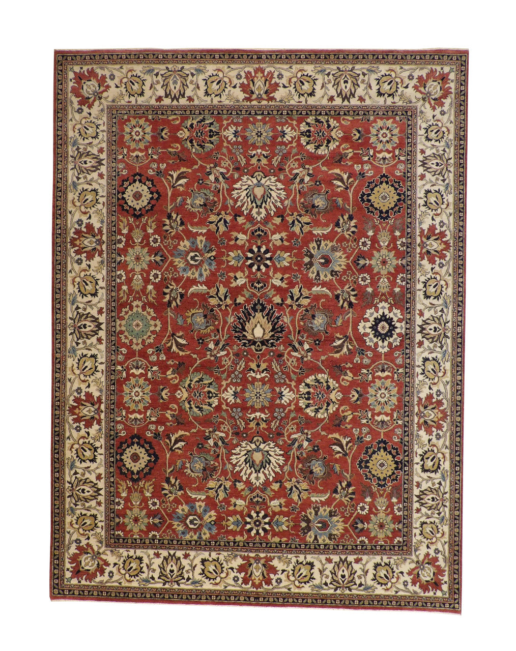 9x12 Antique Hand-Knotted Wool rug, Rug #101-20203