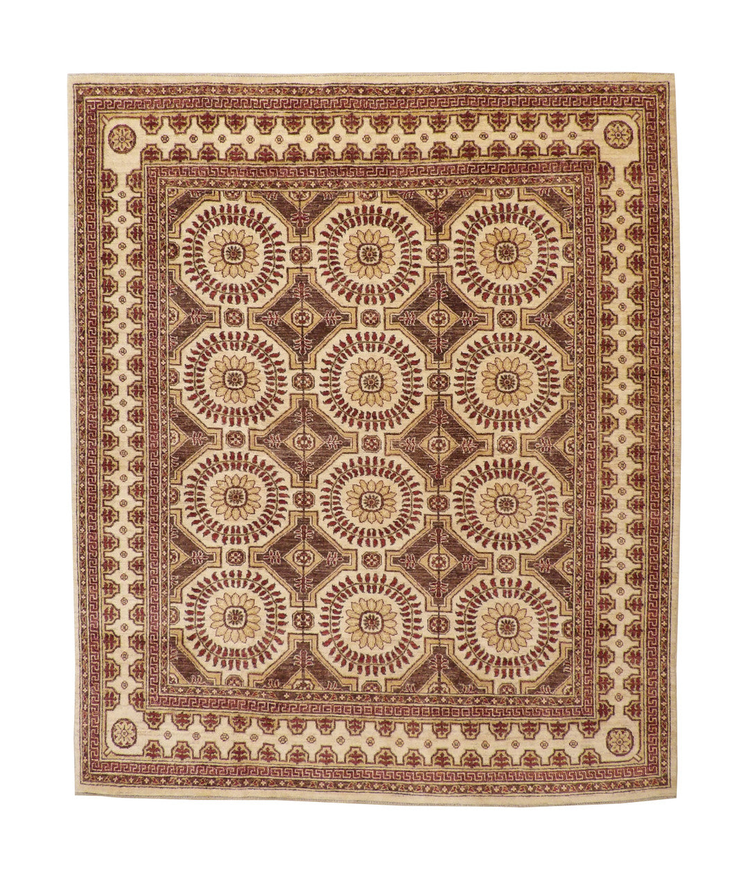 7x8 Oushak Hand-Knotted Wool rug, Rug #101-5041