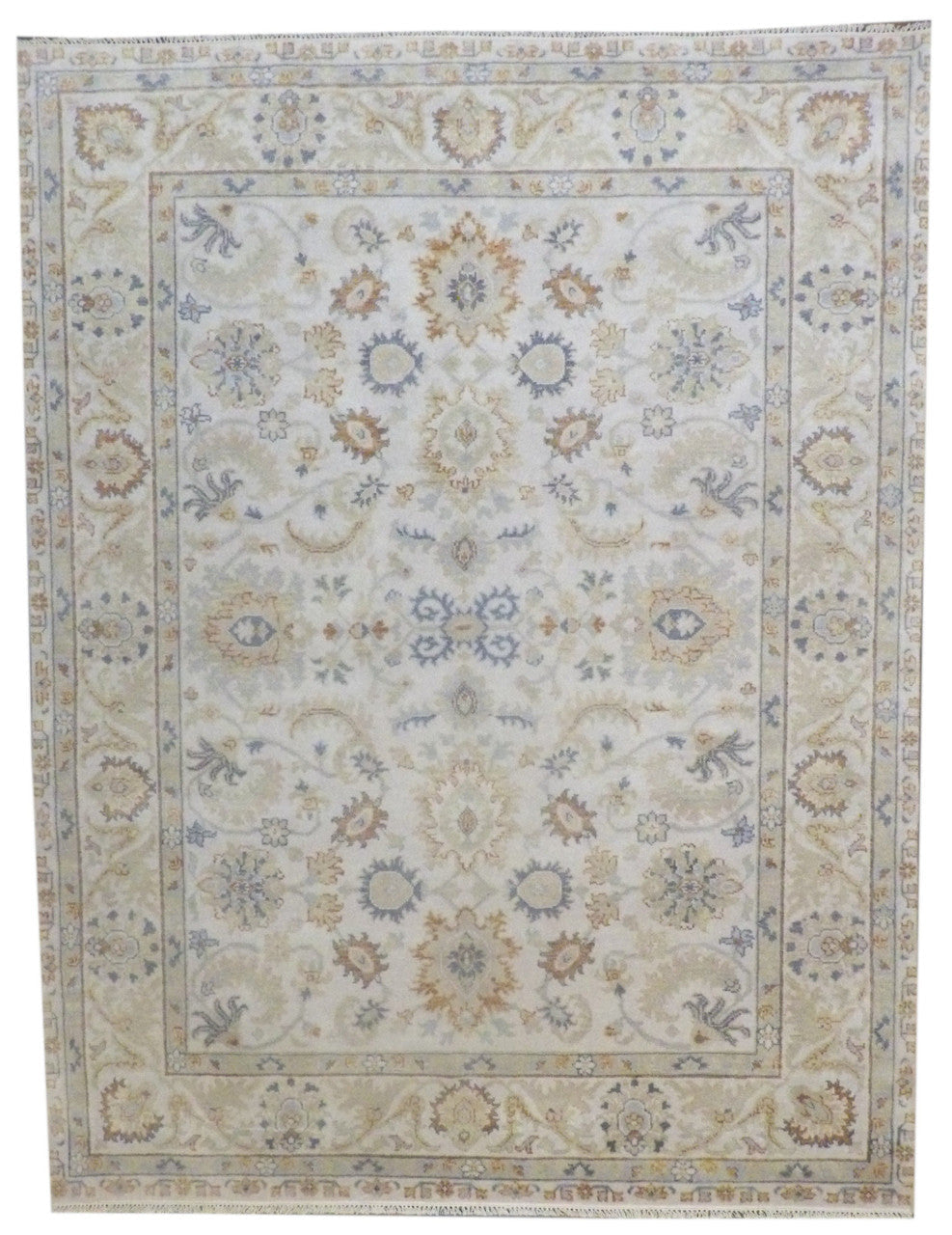Oushak Hand-Knotted Wool rug, Rug #101-1015
