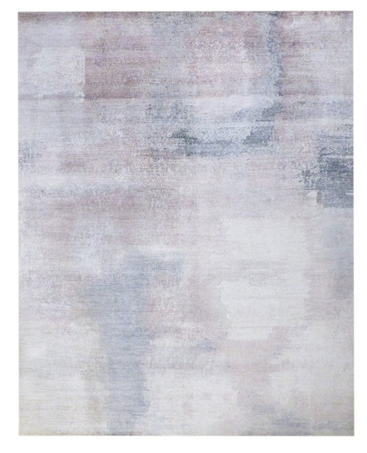 8x10 Modern Hand-Knotted Silk rug, Rug #101-11048