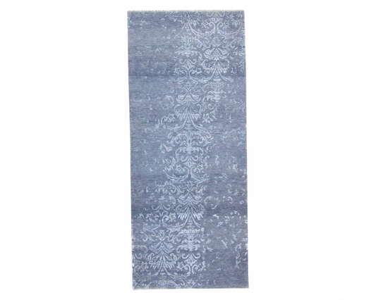 2x6 Transitional Hand-Knotted Silk rug, Rug #101-203