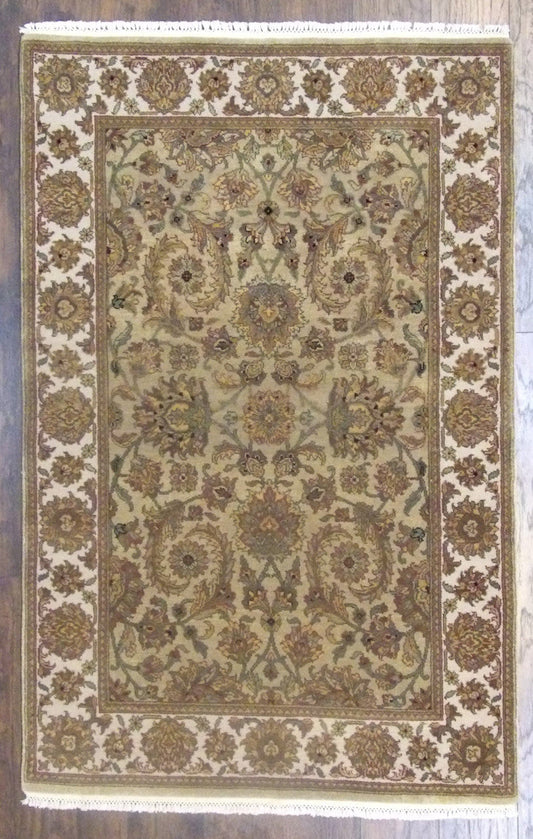 4x6 Antique Hand-Knotted Wool rug, Rug #101-671