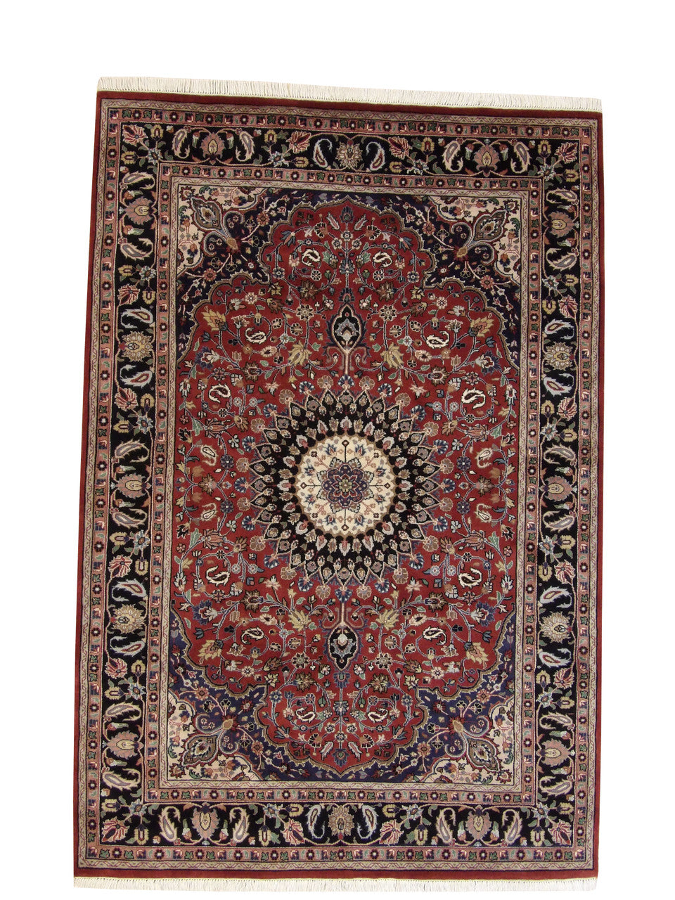 6x8 Antique Hand-Knotted Wool rug, Rug #101-2258