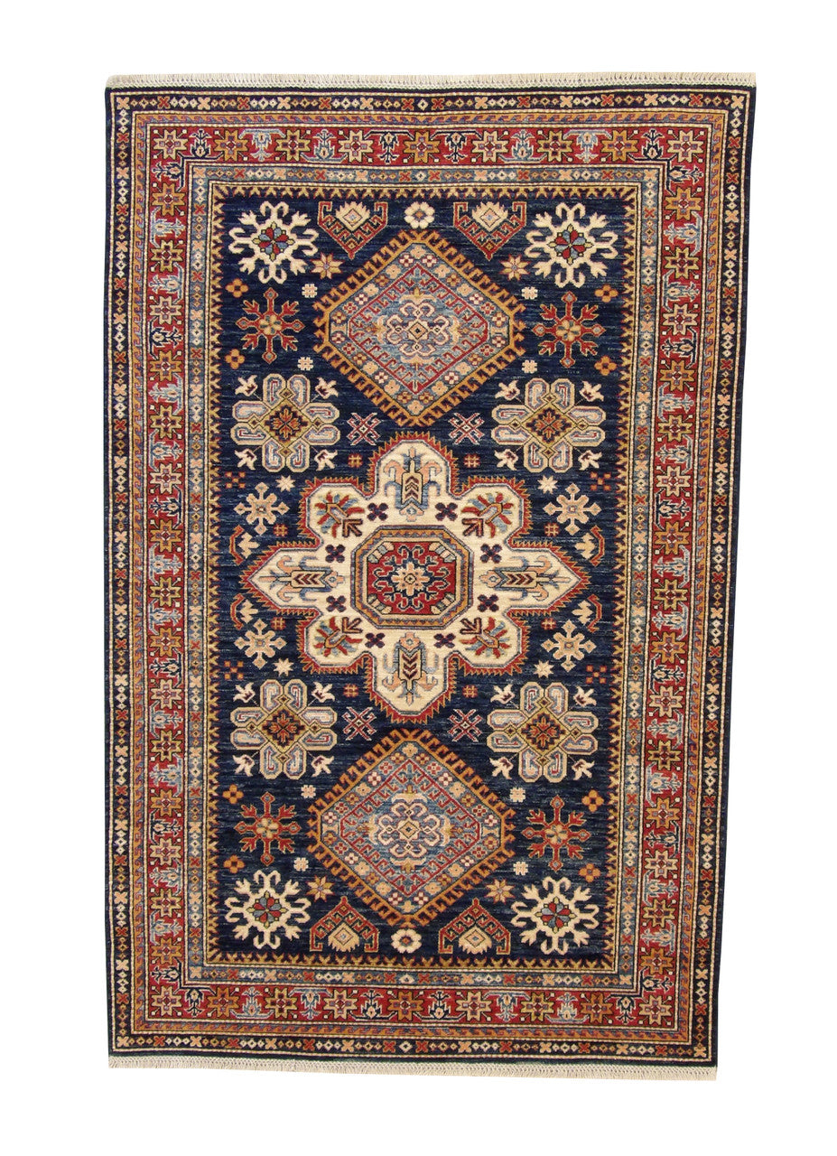 5x8 Tribal Hand-Knotted Wool rug, Rug #101-3056