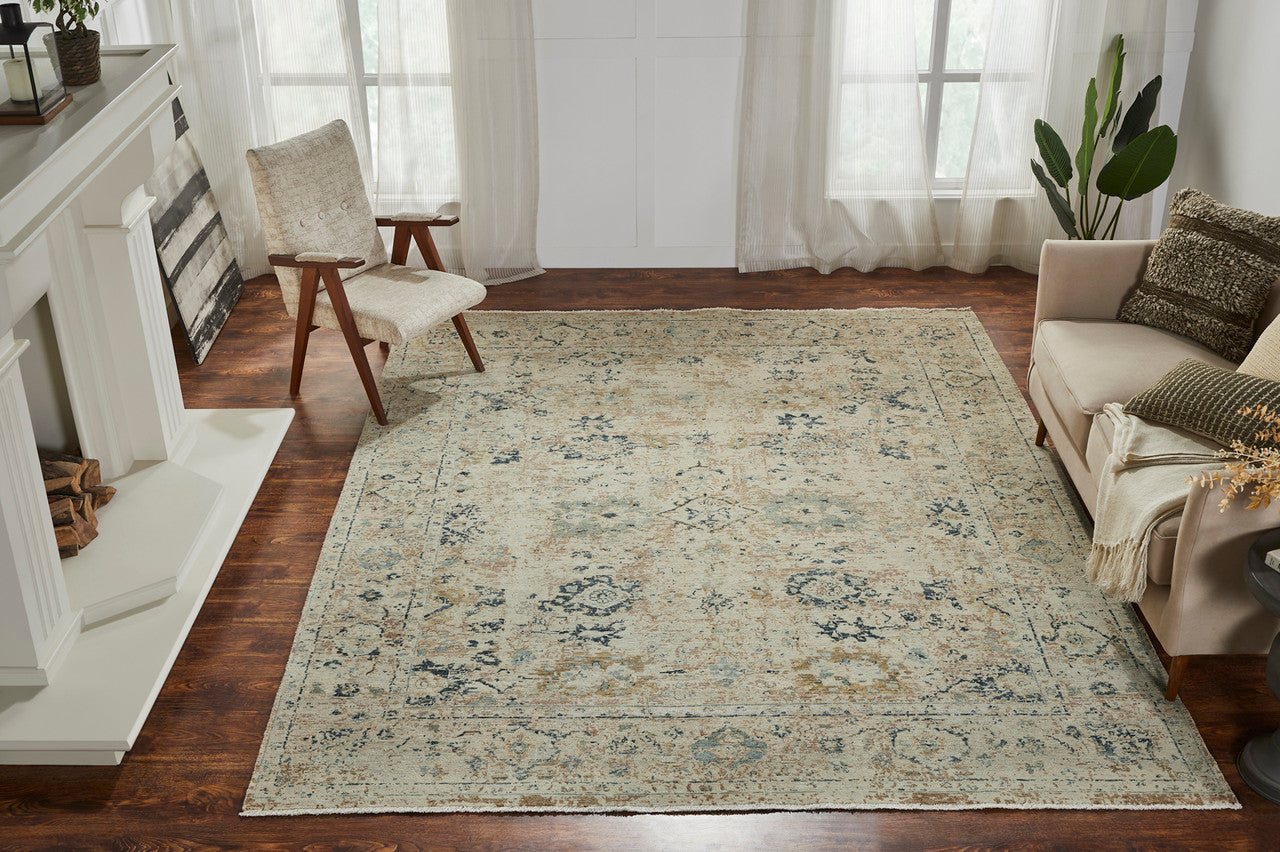 8' x 10' Transitional Hand-Knotted Wool rug, Rug #LR8070