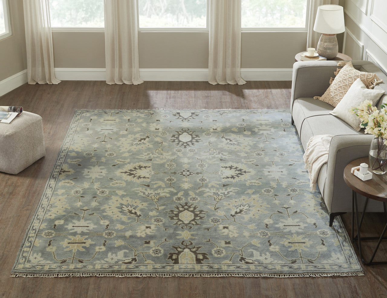 10' x 14' Transitional Hand-Knotted Wool rug, Rug #US1240