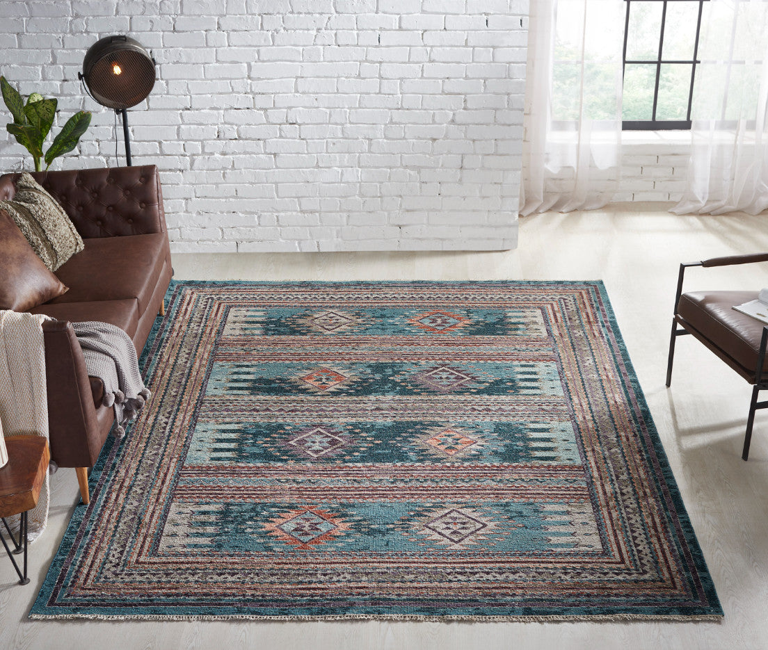 8' x 10' Transitional Hand-Knotted Wool rug, Rug #SK11870