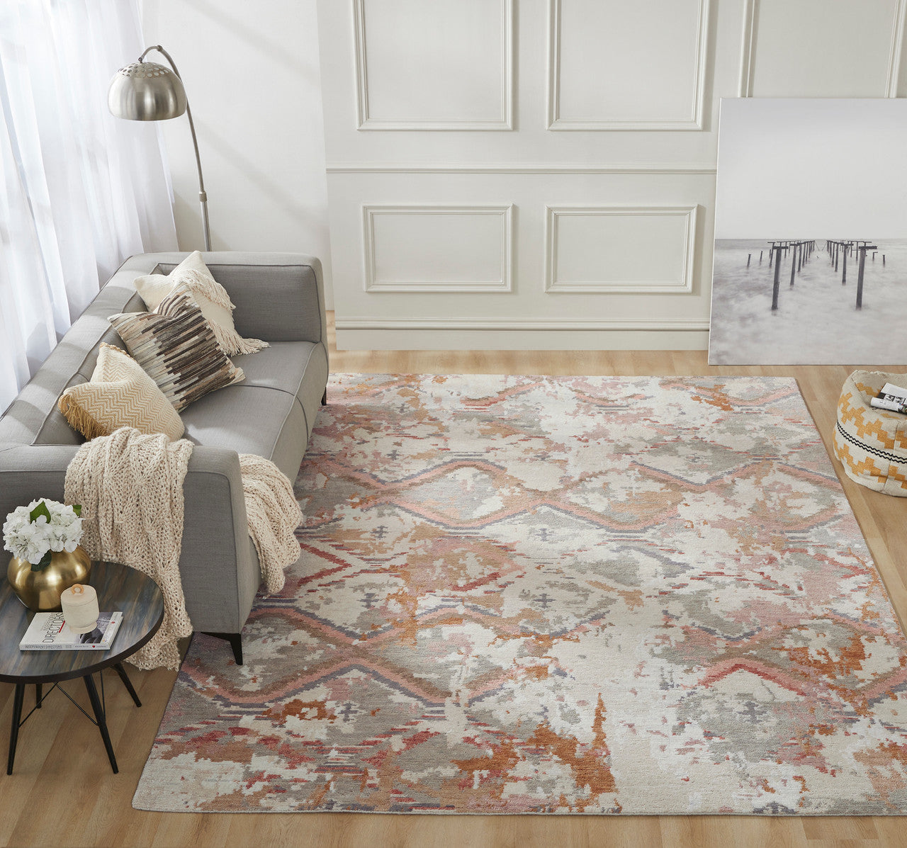 8' x 10' Southwestern Hand-Knotted Wool rug, Rug #MV7310