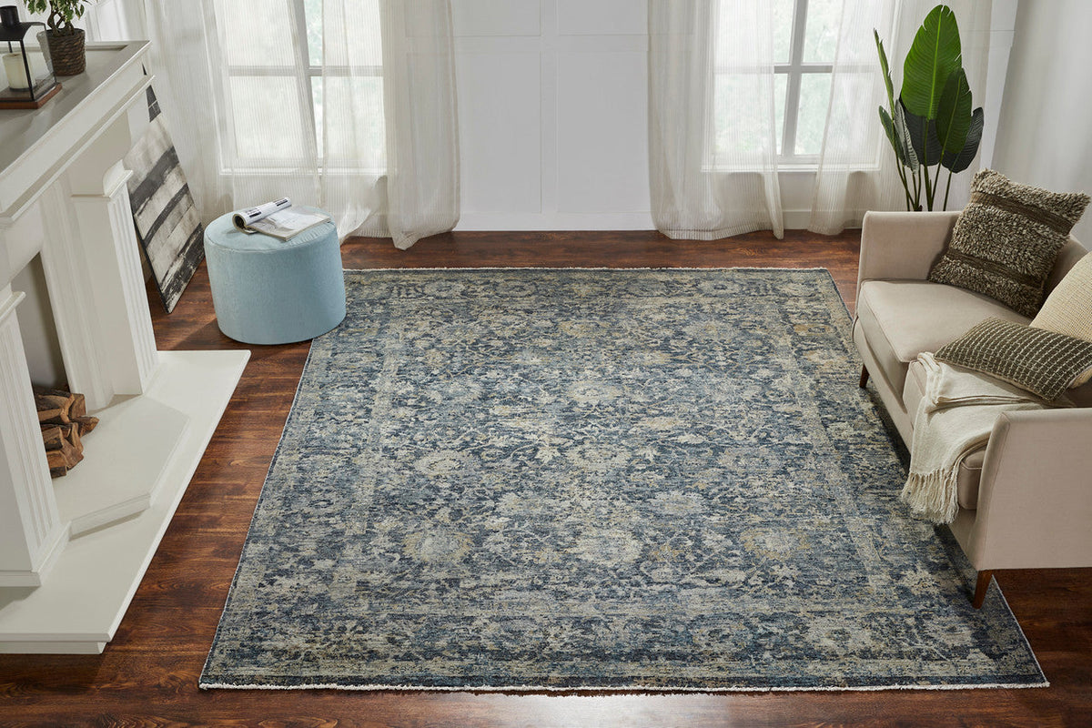 8' x 10' Transitional Hand-Knotted Wool rug, Rug #LR8080