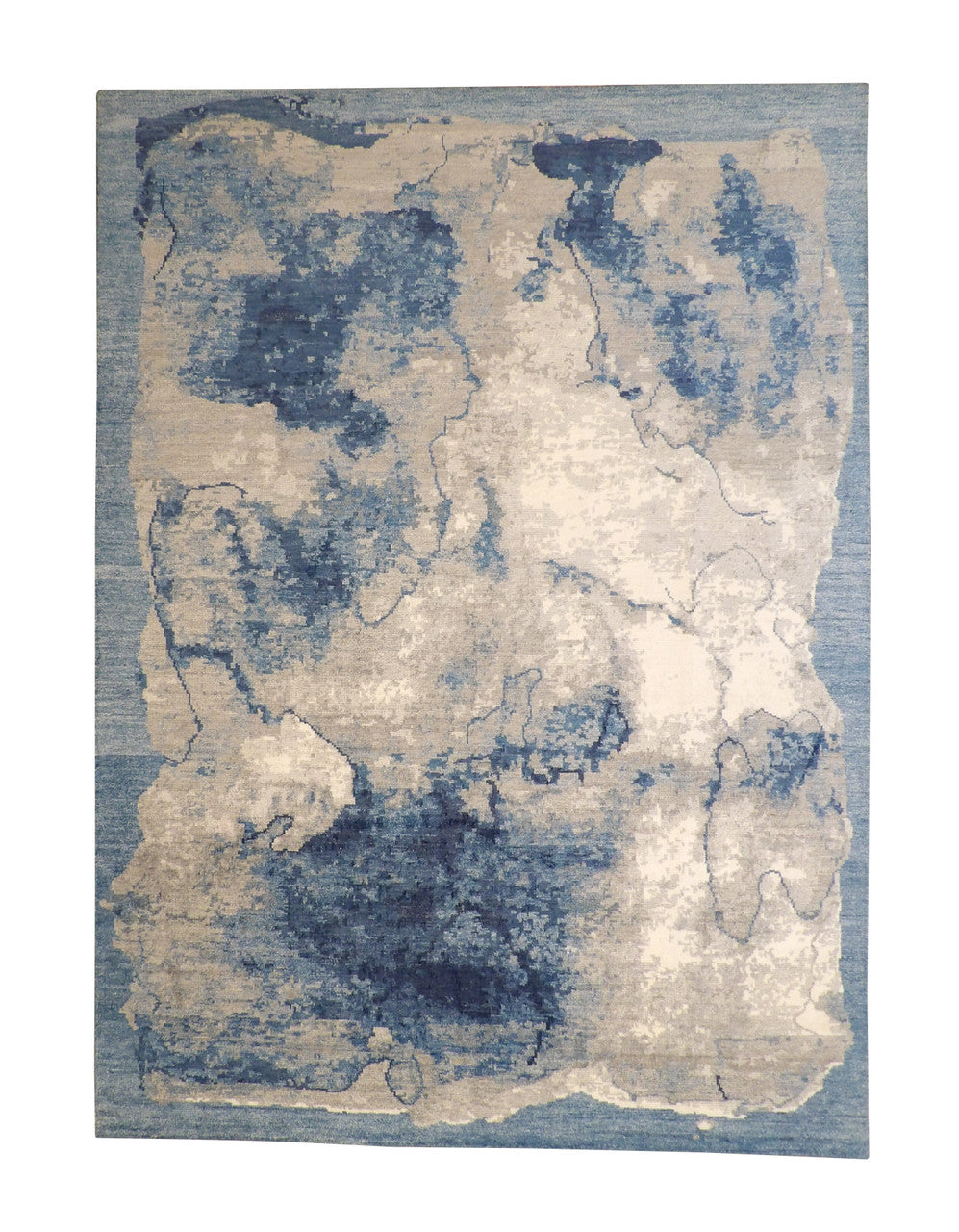 9x12 Modern Hand-Knotted Silk rug, Rug #101-2335