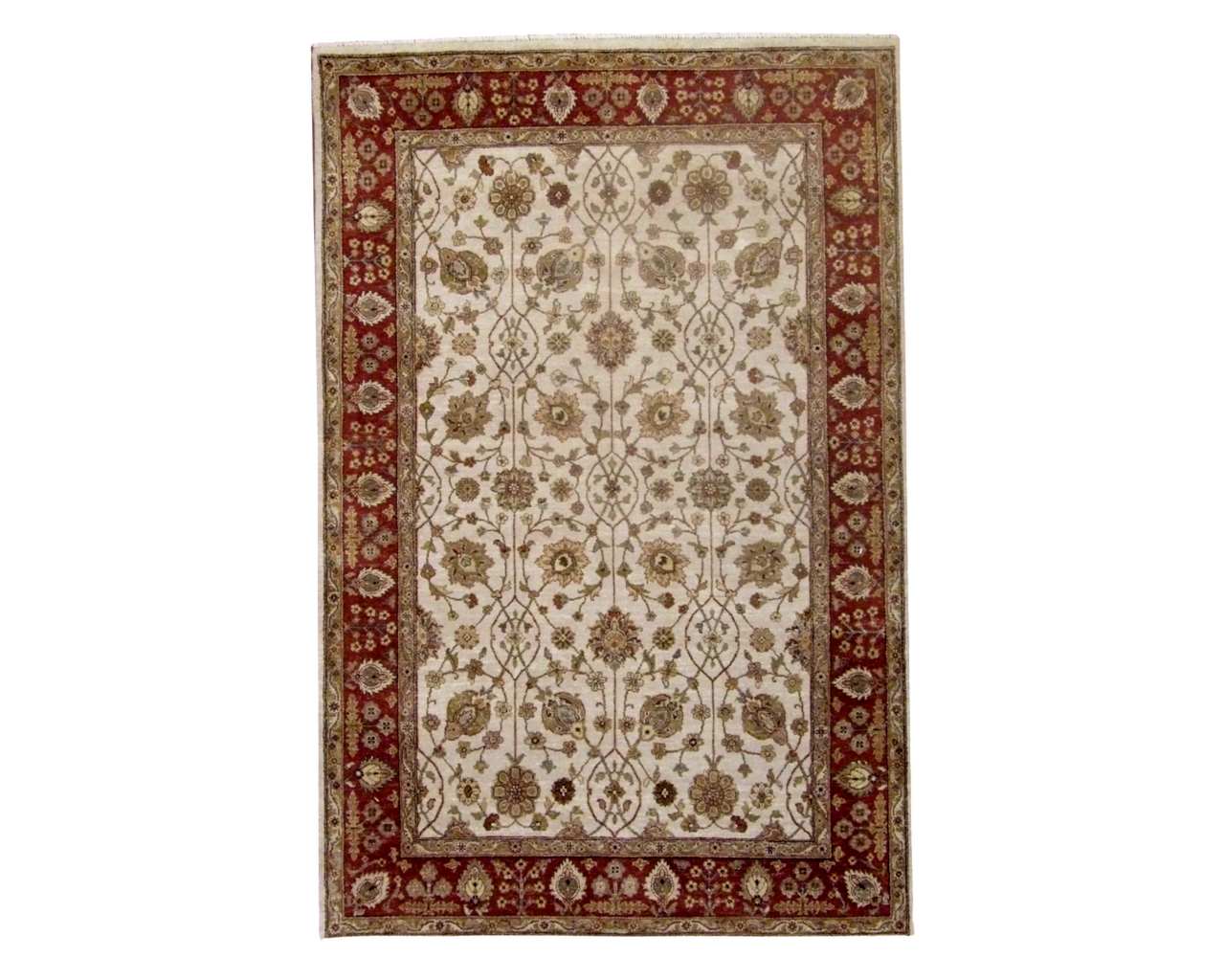Antique Hand-Knotted Wool rug, Rug #101-919