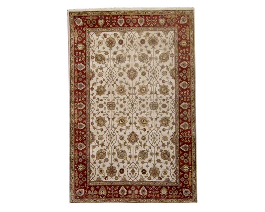 6x9 Antique Hand-Knotted Wool rug, Rug #101-919