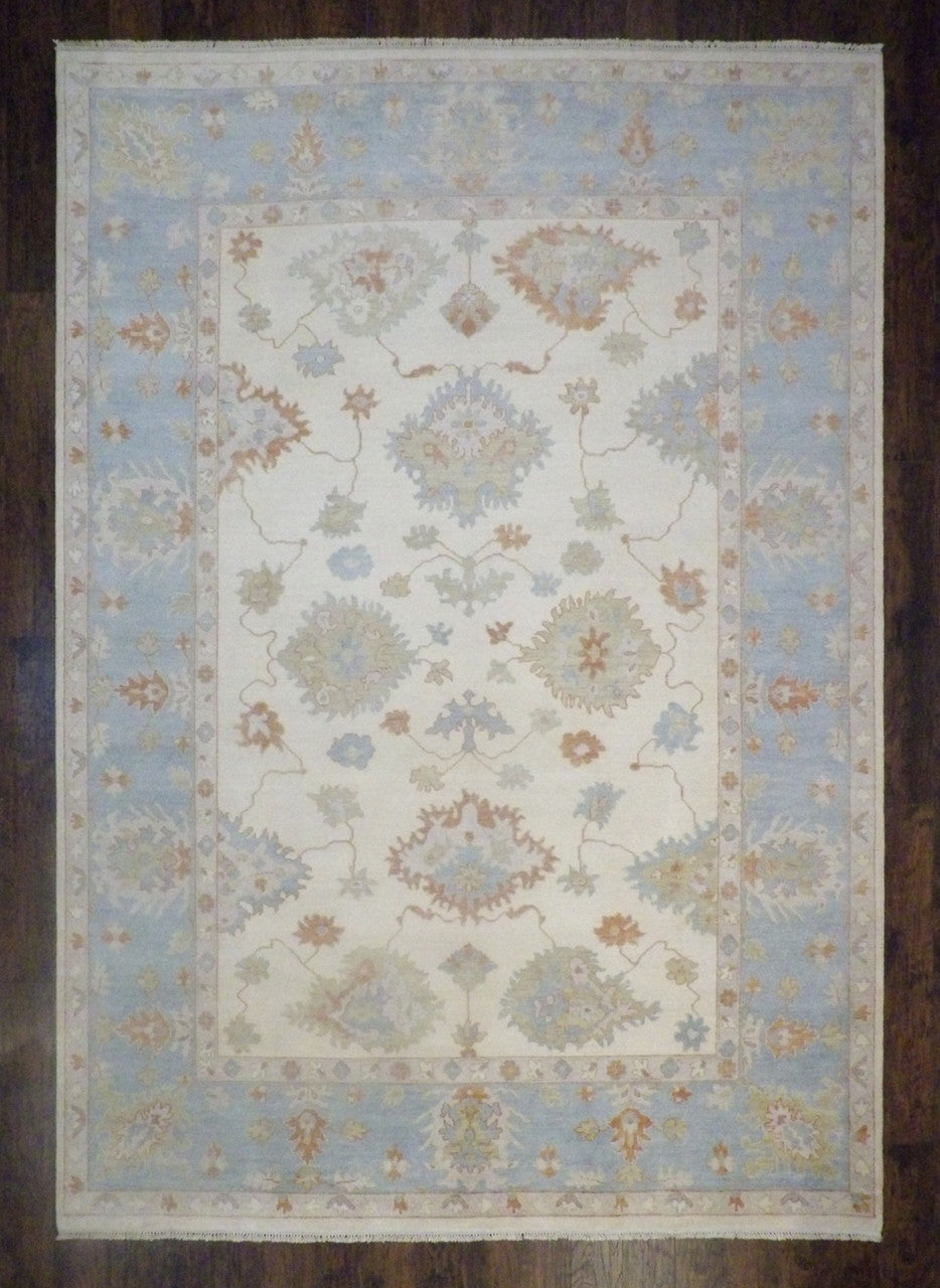 10x14 Oushak Hand-Knotted Wool rug, Rug #101-556
