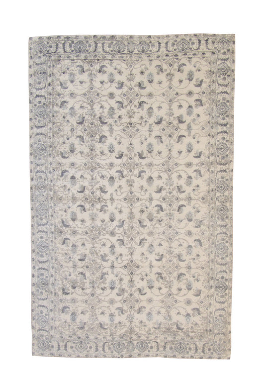5x8 Modern Hand Loom Silk rug, Rug #101-5145