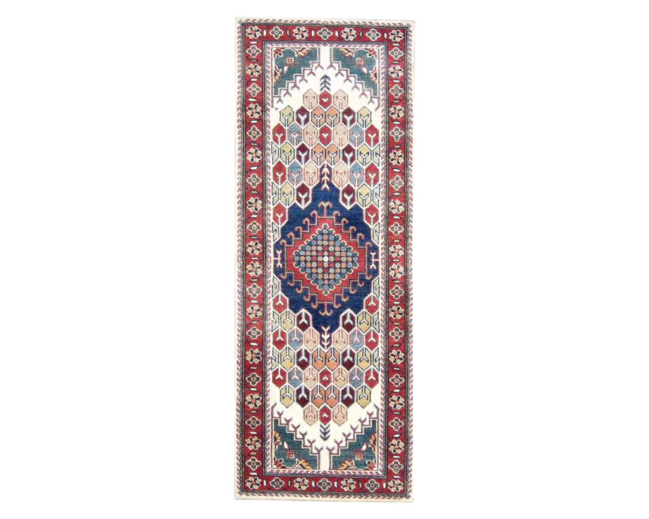 2x6 Tribal Hand-Knotted Wool rug, Rug #101-225