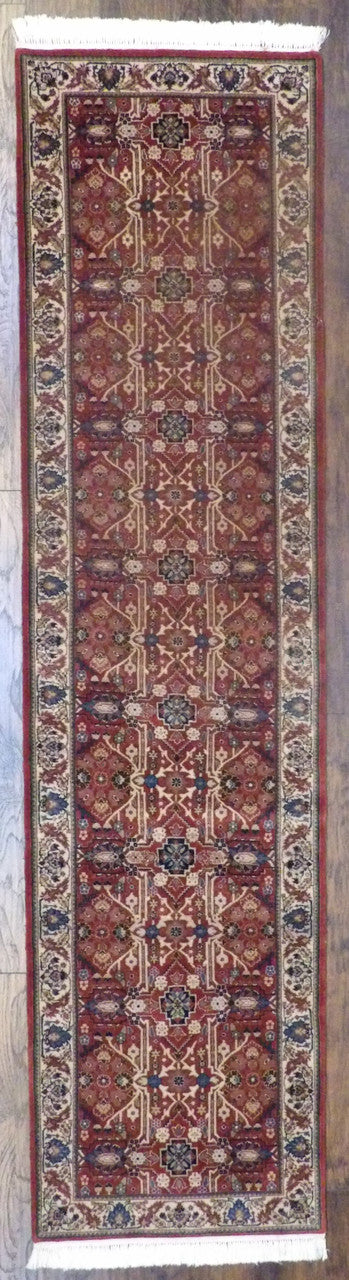 2x10 Traditional Hand-Knotted Wool rug, Rug #101-598