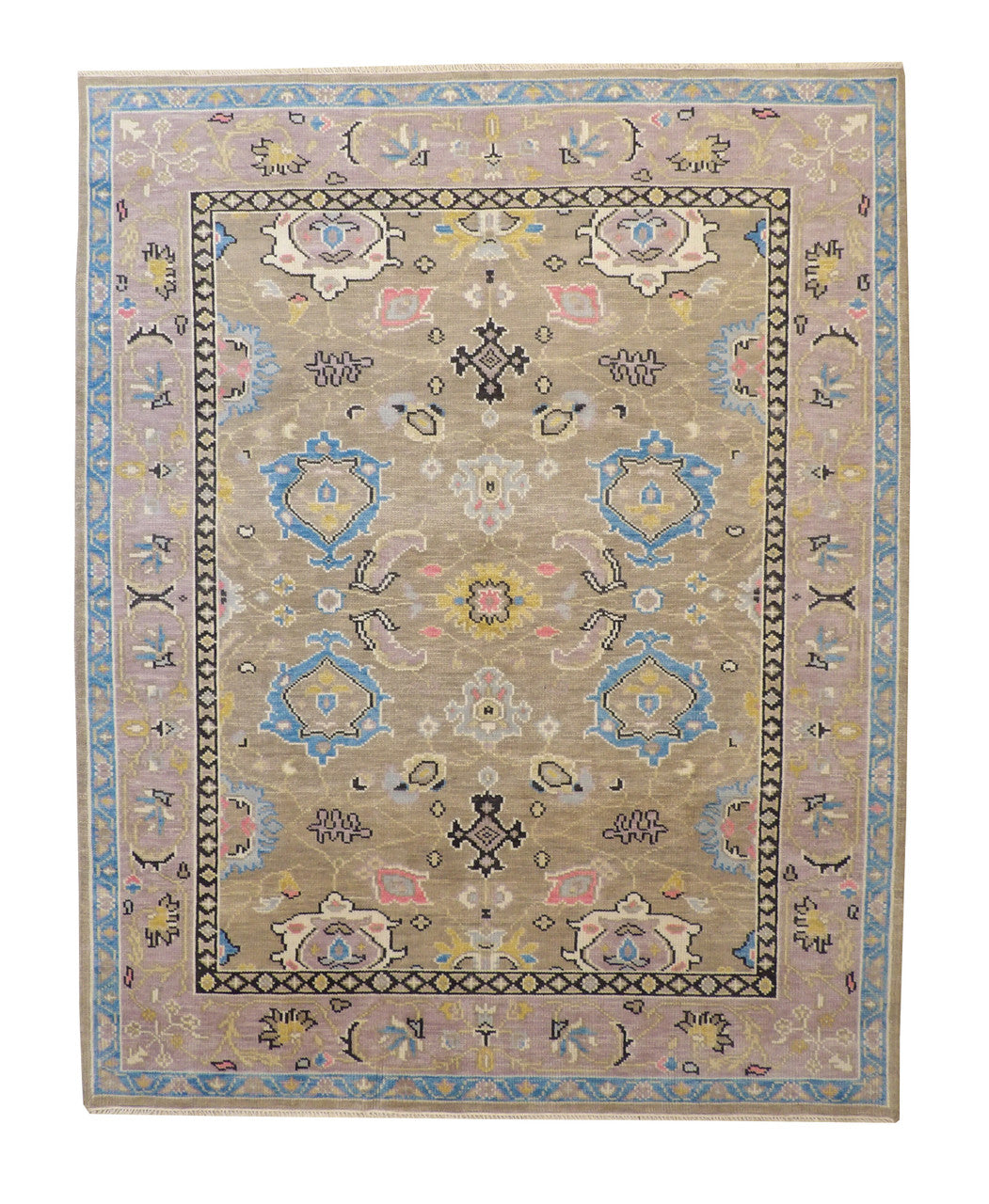 10x8 Oushak Hand-Knotted Wool rug, Rug #101-20191