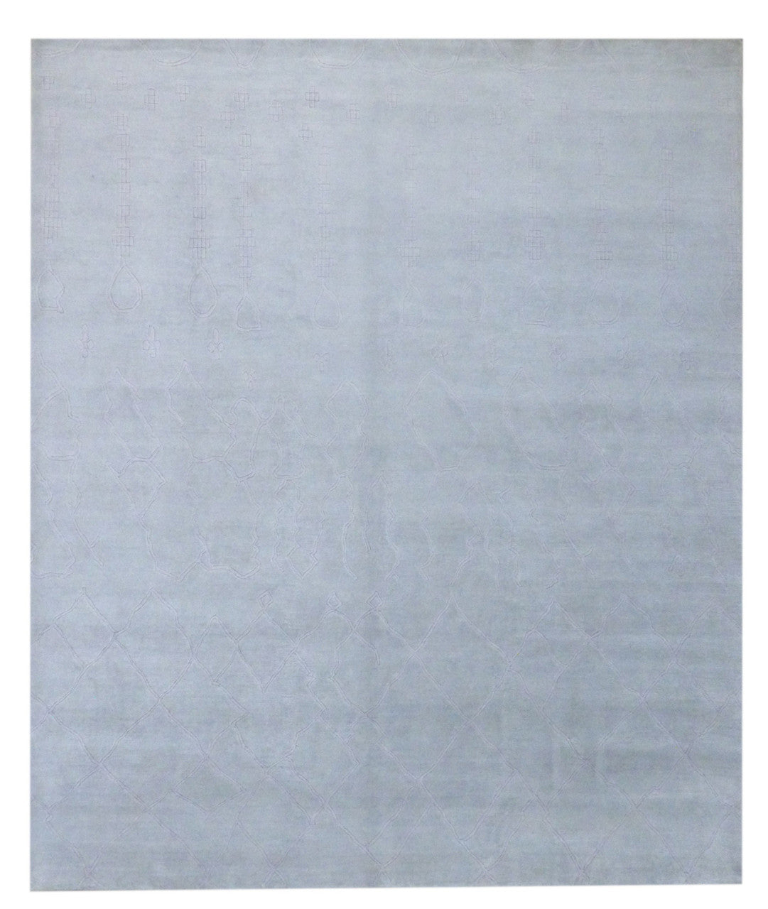 Moroccan Hand-Knotted Silk rug, Rug #101-1032