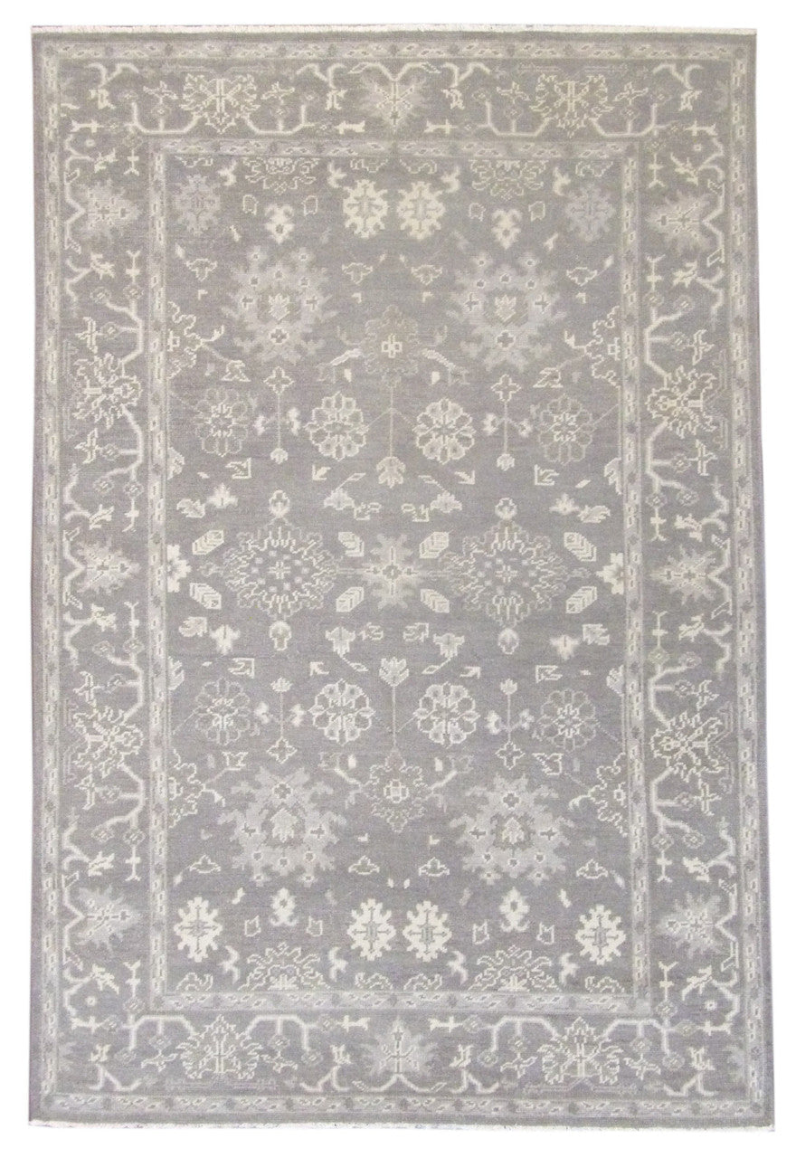6x9 Oushak Hand-Knotted Wool rug, Rug #101-865