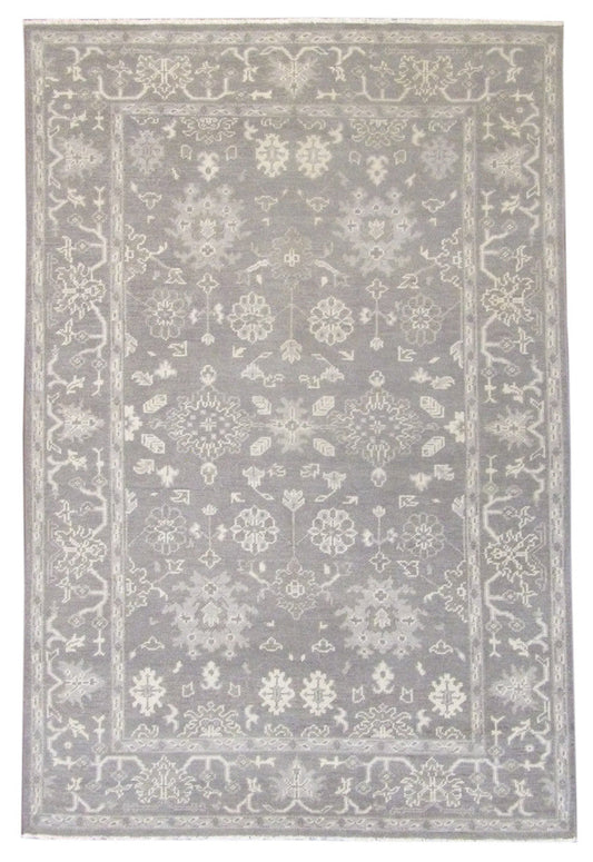 6x9 Oushak Hand-Knotted Wool rug, Rug #101-865