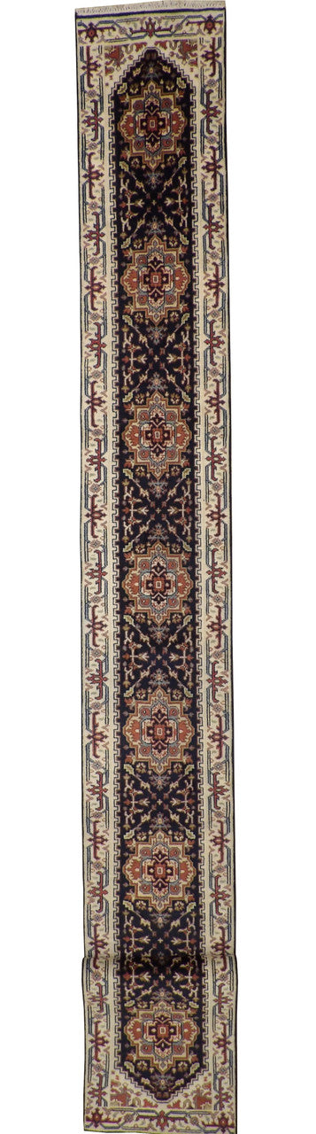 2x20 Tribal Hand-Knotted Wool rug, Rug #101-20326