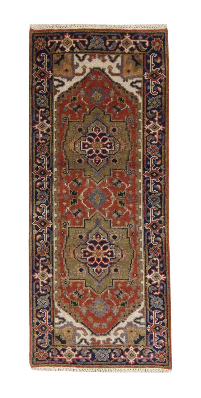 2x6 Tribal Hand-Knotted Wool rug, Rug #101-20312