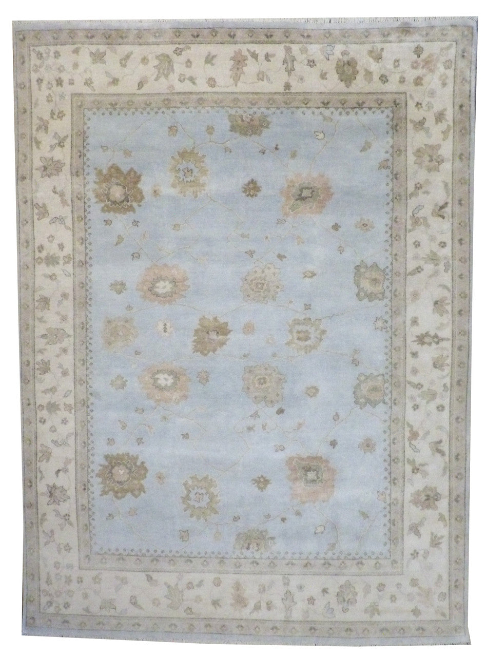 9x12 Oushak Hand-Knotted Wool rug, Rug #101-306