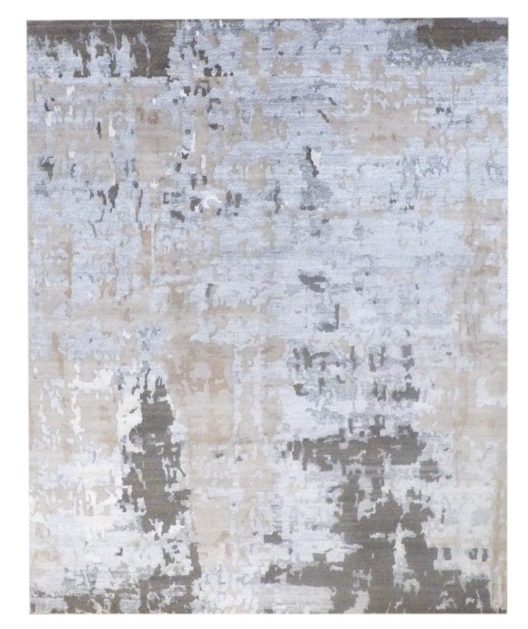 8x10 Modern Hand-Knotted Silk rug, Rug #101-1075