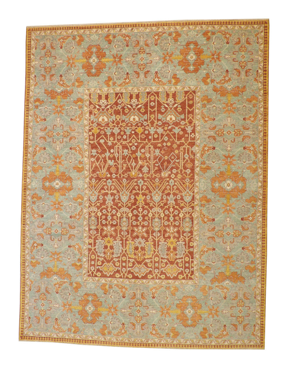 9x12 Tribal Hand-Knotted Wool rug, Rug #101-5106