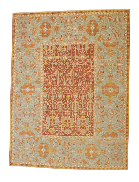 9x12 Tribal Hand-Knotted Wool rug, Rug #101-5106