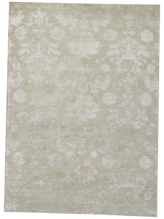 5x8 Modern Hand-Knotted Silk rug, Rug #101-11066