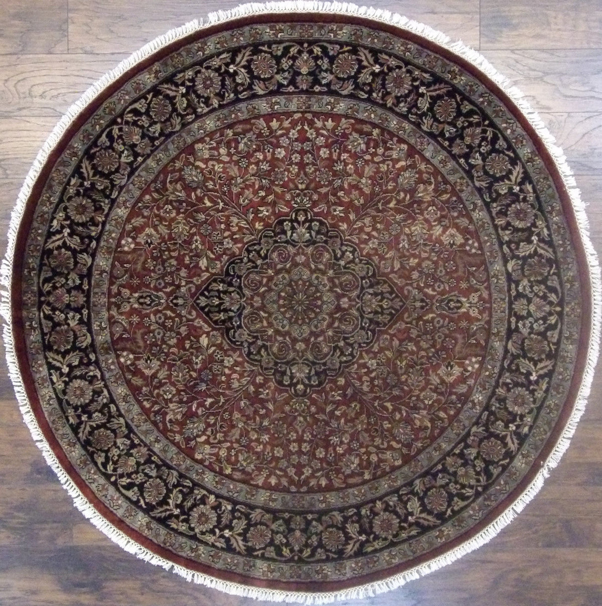 6x6 Traditional Hand-Knotted Wool rug, Rug #101-467