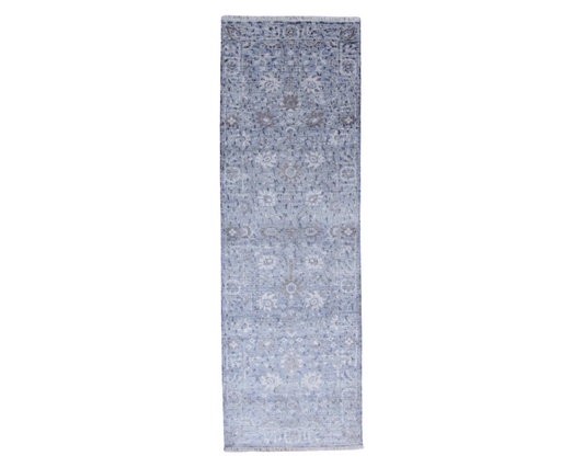 2x8 Oushak Hand-Knotted Silk rug, Rug #101-390