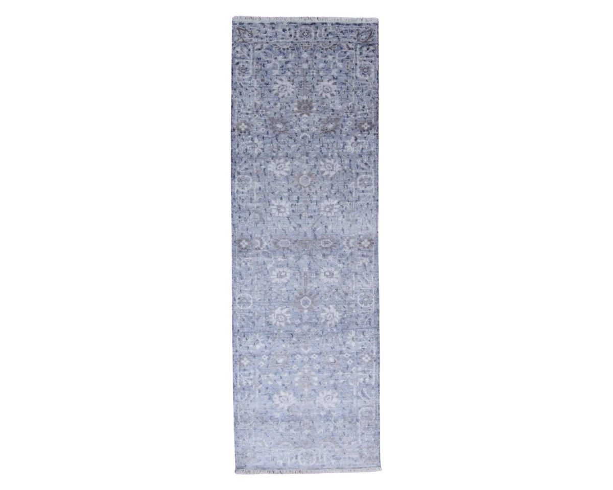 2x8 Oushak Hand-Knotted Silk rug, Rug #101-390