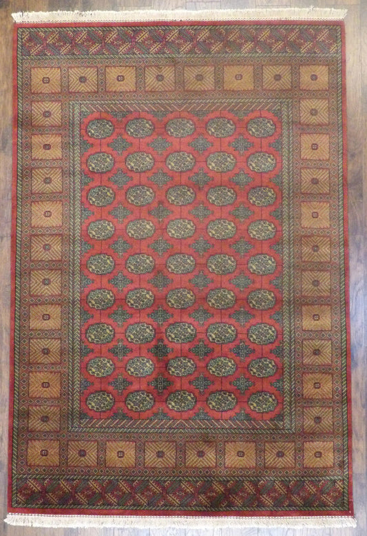 6x9 Tribal Hand-Knotted Wool rug, Rug #101-898