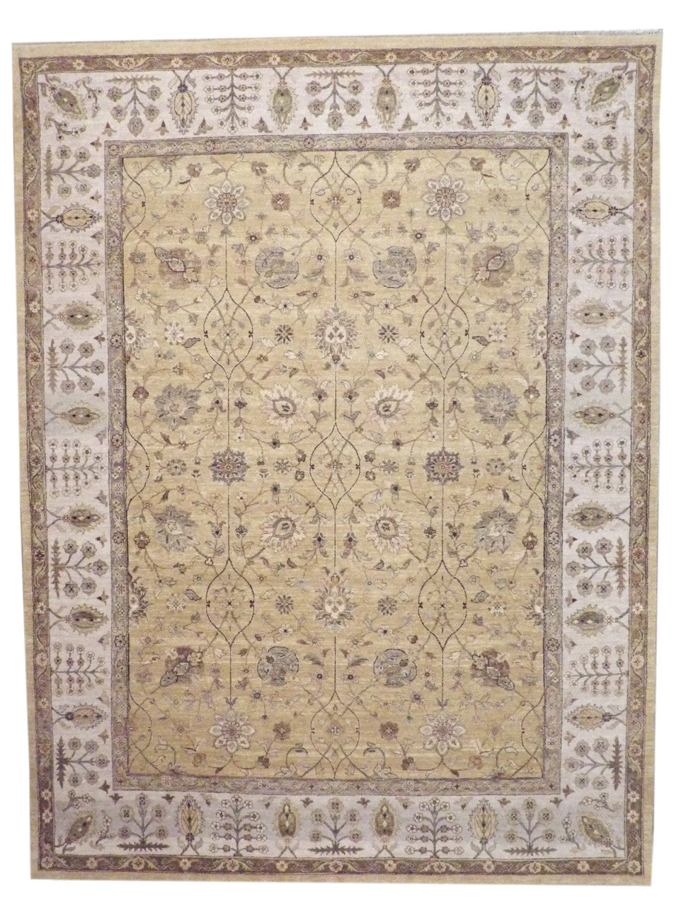 9x12 Antique Hand-Knotted Wool rug, Rug #101-299
