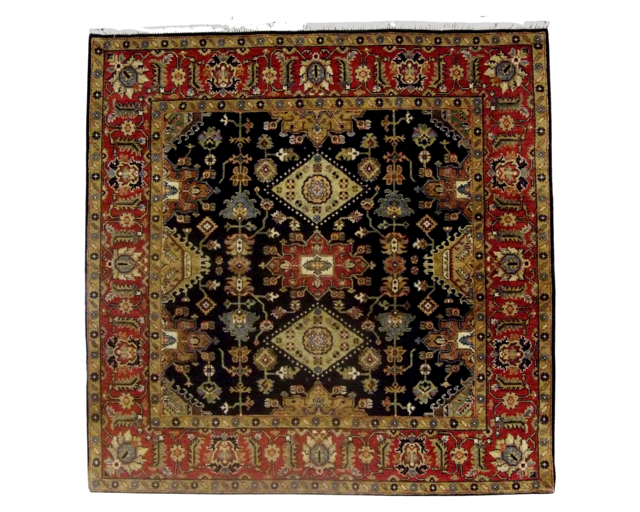 Tribal Hand-Knotted Wool rug, Rug #101-454