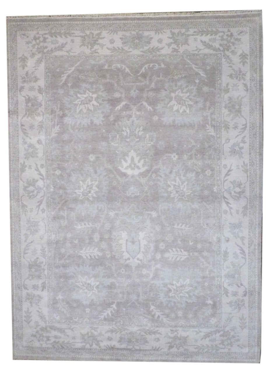 9x12 Oushak Hand-Knotted Wool rug, Rug #101-11317