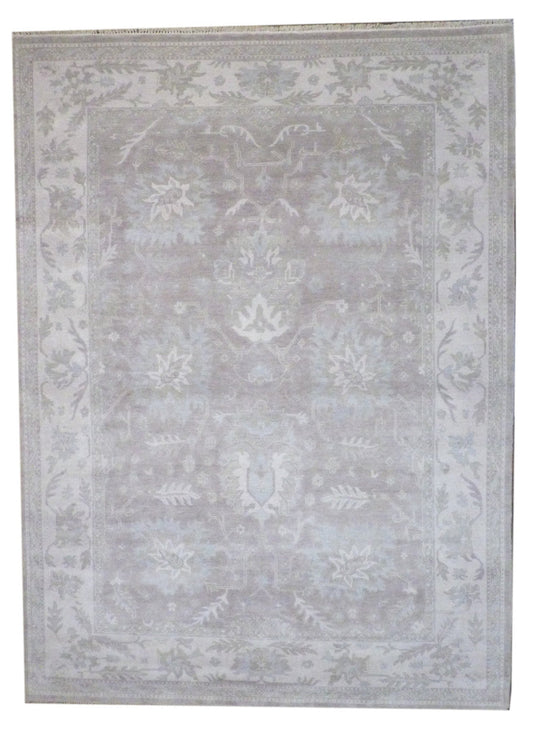 9x12 Oushak Hand-Knotted Wool rug, Rug #101-11317
