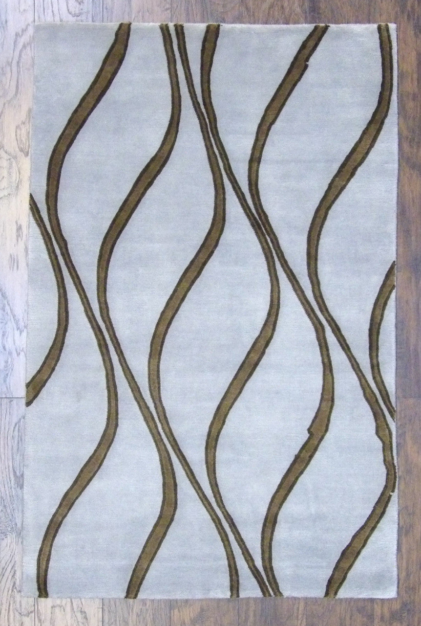 4x6 Tribal Hand-Knotted Wool rug, Rug #101-368