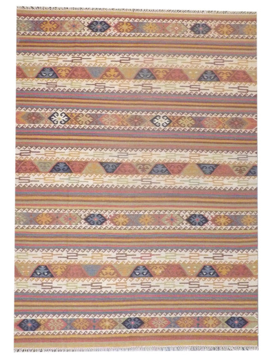 8x10 Coastal Hand-Knotted Wool rug, Rug #101-1094