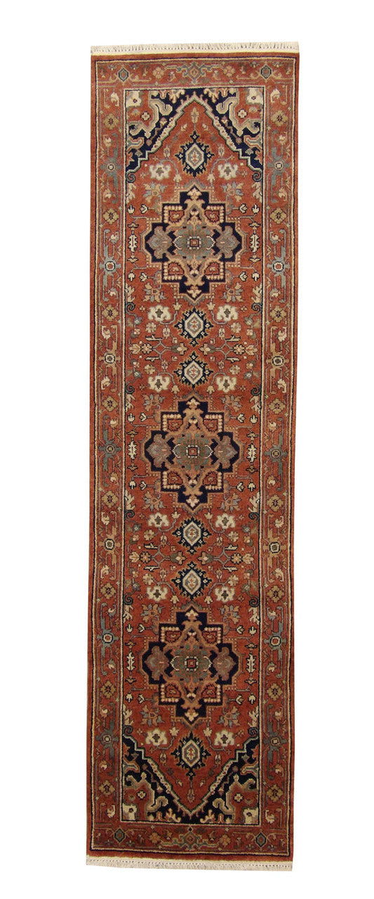 3x10 Tribal Hand-Knotted Wool rug, Rug #101-20077