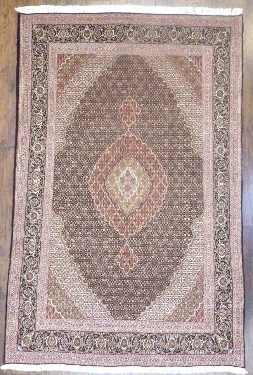 Persian Hand-Knotted Silk rug, Rug #101-909