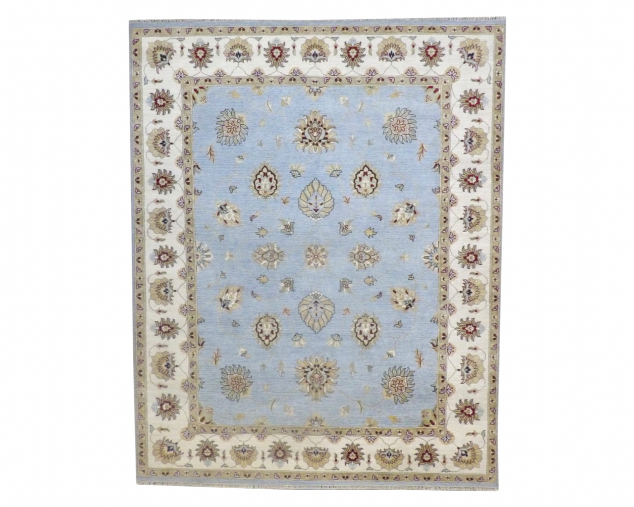 Oushak Hand-Knotted Wool rug, Rug #101-1017