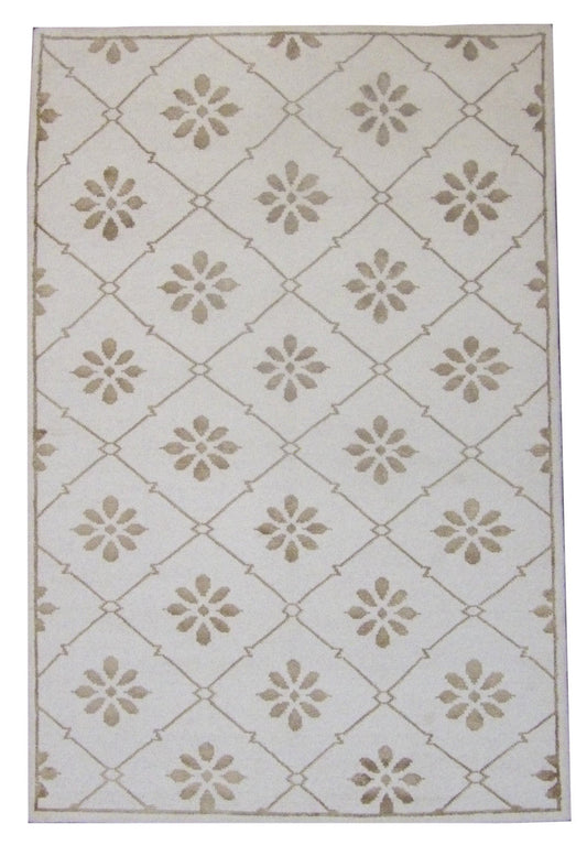 5x8 Moroccan Hand-Knotted Wool rug, Rug #101-831