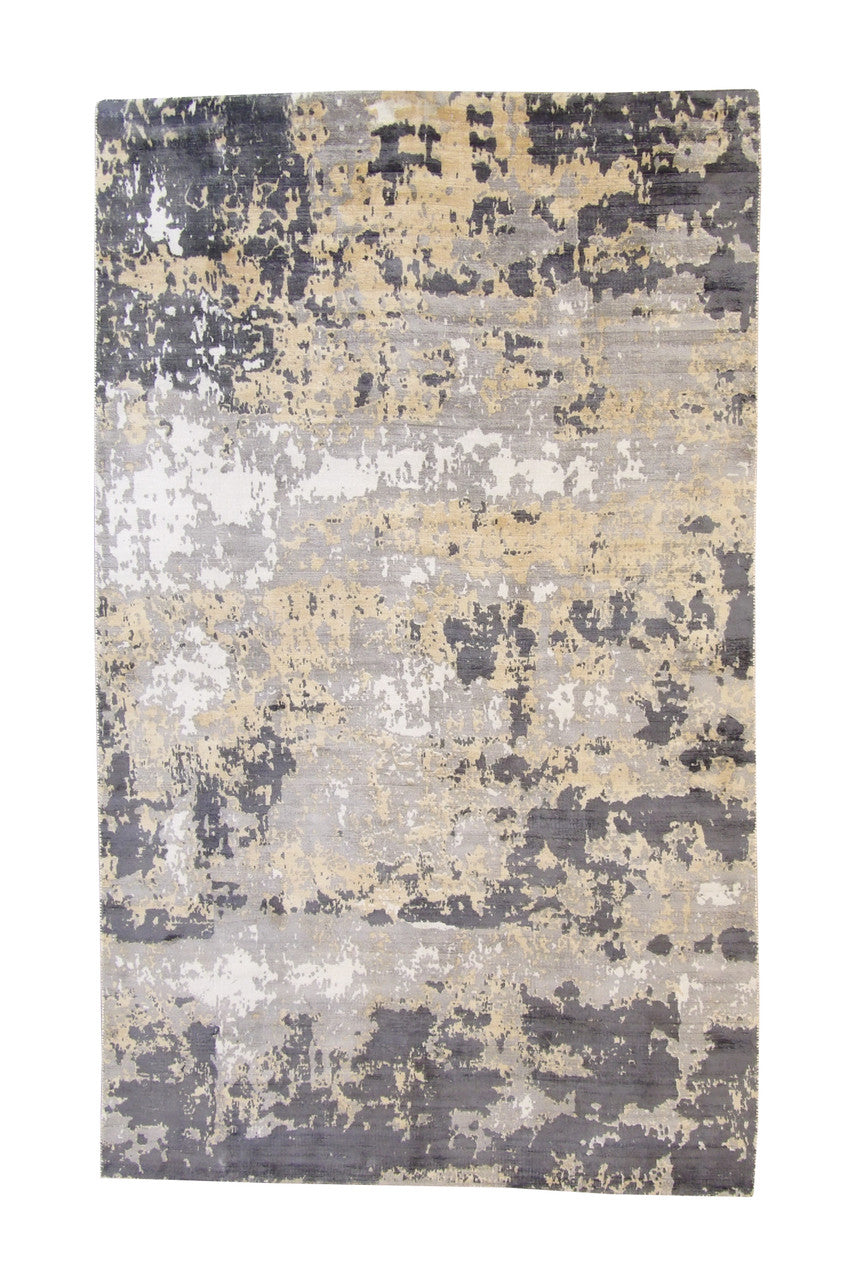 5x8 Modern Hand Loom Silk rug, Rug #101-5127