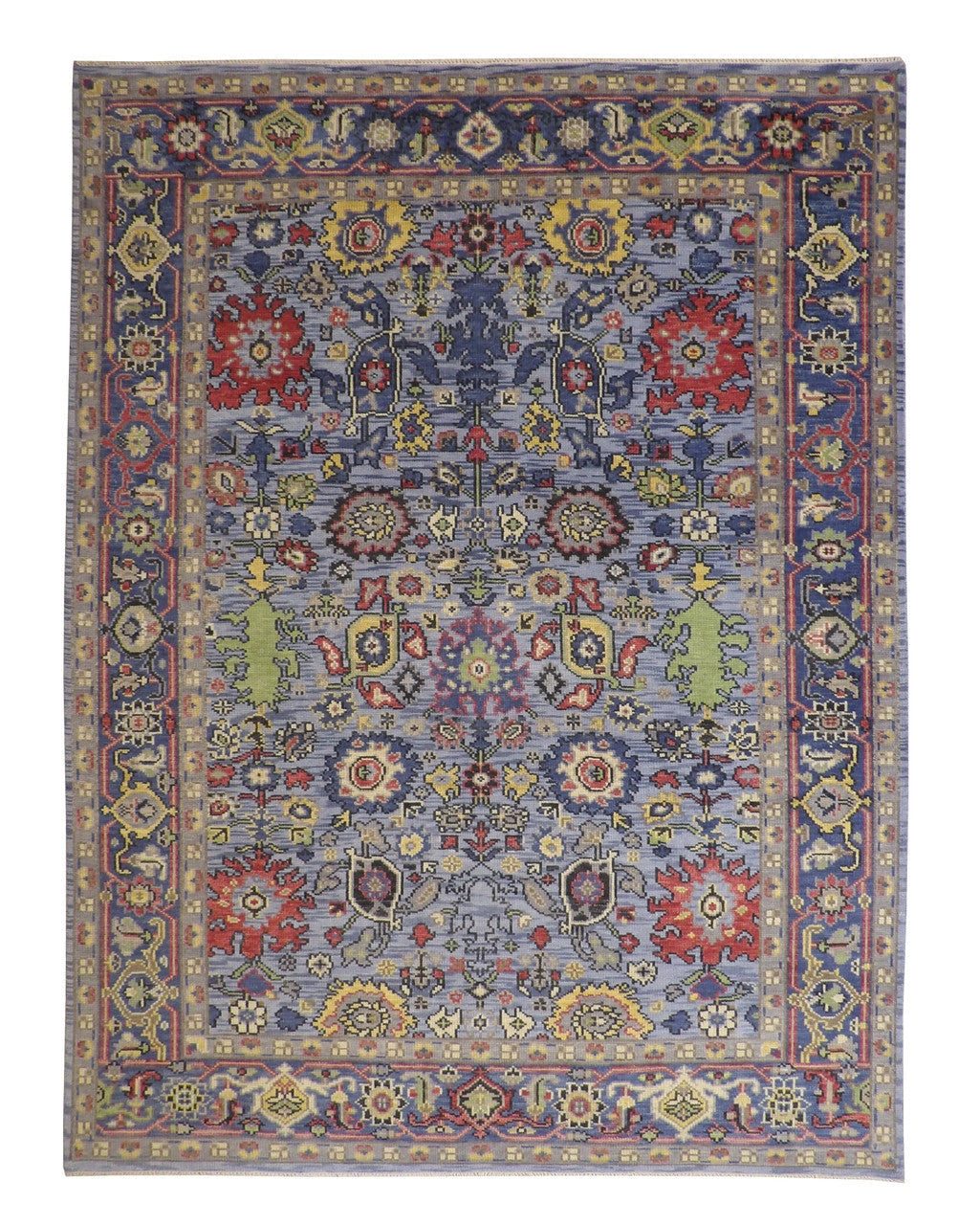 9x12 Oushak Hand-Knotted Wool rug, Rug #101-20196
