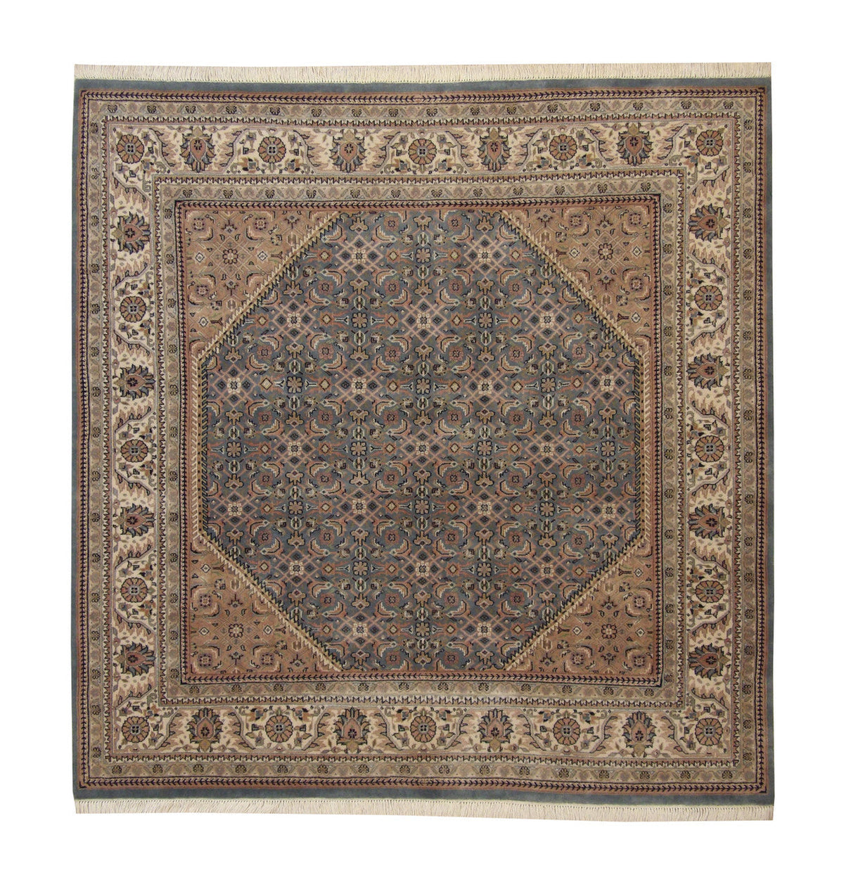 6x6 Traditional Hand-Knotted Wool rug, Rug #101-2225